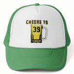 Cheers to Thirty Nine. Birthday hats