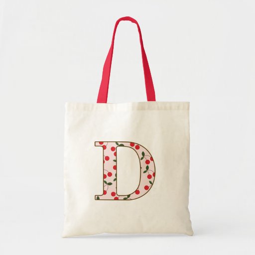 Cheery Cherry D Canvas Bags