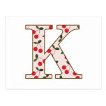 Cheery Cherry K Post Cards