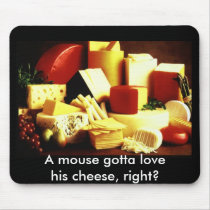 cheese, A mouse gotta love his cheese, right? mousepads