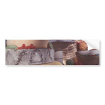 Cheese and fruit bumper stickers