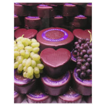 Cheese and grapes flyer