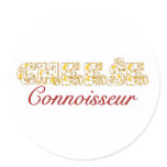 Cheese connoisseur sticker