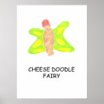 Cheese doodle fairy print