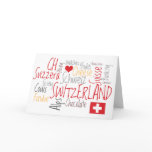Cheese Fondue Greeting from Switzerland Card