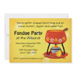 Cheese Fondue Party Invitation