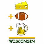 Cheese Football Beer Wisconsin Photo Cutouts