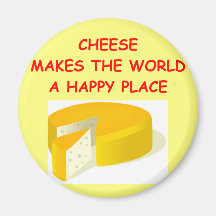 cheese fridge magnet