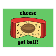 cheese got ball postcards