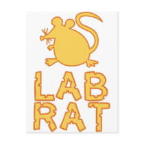 Cheese Lab Rat postcards by SuperBug Cheese Lab Rat postcards