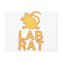 Cheese Lab Rat postcards by SuperBug Cheese Lab Rat postcards