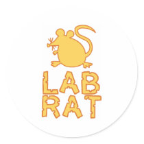 Cheese Lab Rat stickers