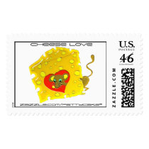 cheese love postage