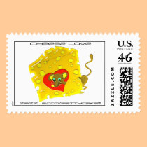  cheese love postage