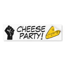 Cheese Party Bumper Sticker
