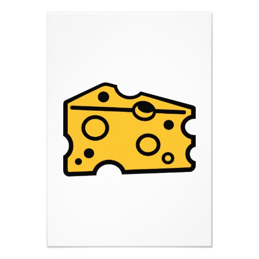 Cheese Personalized Invites