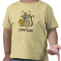 Cheese Rules t-shirt t-shirts