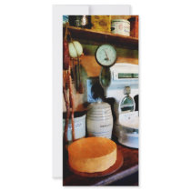 Cheese, Sausage and Scale Personalized Rack Card