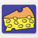 Cheese Wedge Mousepad by zortmeister Cheese Wedge Mousepad