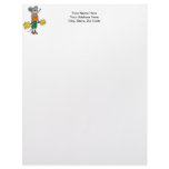 Cheese Weightlifting Mouse letterhead
