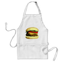 artsprojekt, food, burger, cheese, beef, meal, american, cooking, grill, meals, snacks, gouda cheese, chain store, grated cheese, Warren, Michigan, chevre, Bob Wian, cheshire cheese, Glendale, California, double gloucester, Marriott Corporation, hand cheese, Elias Brothers, quark cheese, bankruptcy, ricotta, investor, utahan, United States, liederkranz, Canada, limburger, farmer's cheese, process cheese, farm cheese, triple creme, pot cheese, processed cheese, armerican cheddar, american cheese, Apron with custom graphic design