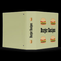 Cheeseburger Avery Binder binders