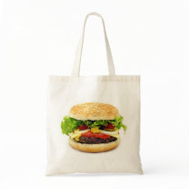 Cheeseburger Canvas Bag