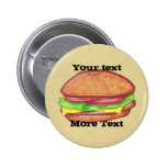 Cheeseburger Button