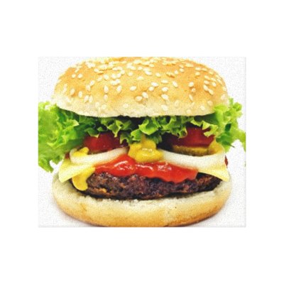 Cheeseburger canvas prints