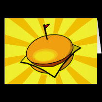 CHEESEBURGER Card cards