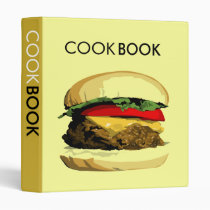 artsprojekt, cooking, food, recipe, book, binder, burger, grill, trade book, pickled cucumber, pharmacopeia, mustard (condiment), formulary, sandwich, trade edition, patty, text edition, ground meat, pop-up, beef, pop-up book, bread roll, curiosa, lettuce, miraculous food, bacon, viands, tomato, food product, onion, manna from heaven, cheese, cookery book, condiment, chyme, mayonnaise, micronutrient, ketchup, school text, relish, Fichário com design gráfico personalizado