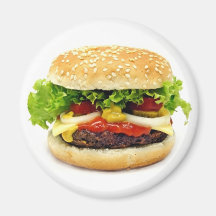 Cheeseburger Fridge Magnets