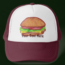 Cheeseburger Hat by Customizables Cheeseburger Hat