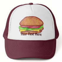 Cheeseburger Hat by Customizables Cheeseburger Hat
