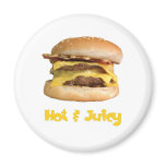 Cheeseburger - Hot &amp; Juicy Magnets