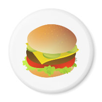 cheeseburger magnets by shopstew cheeseburger magnets