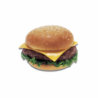 Cheeseburger Acrylic Cut Out by CrazyClara