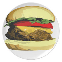 Cheeseburger plate