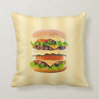 cheeseburger pillow