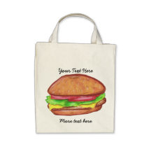 Cheeseburger Tote Bag