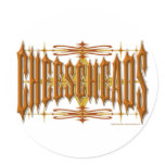 Cheeseheads Metal Round Sticker