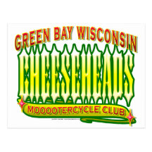 Cheeseheads Mooootercycle Club Post Card