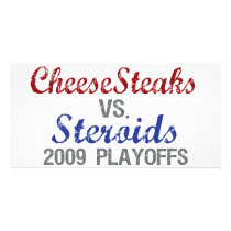 Cheesesteaks Steroids photo cards by worldsfair Cheesesteaks Steroids photo cards