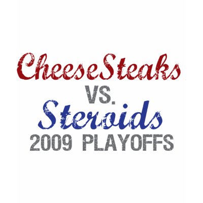 Cheesesteaks Steroids T-shirts by worldsfair