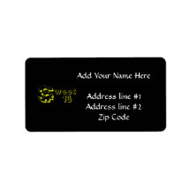 Cheesy Sweet 16 Address Label