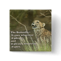 CHEETAH AND BUTTERFLY buttons