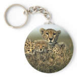 Cheetah and Cub Keychains