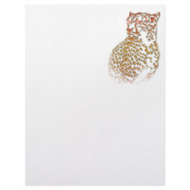Cheetah 'Big Cat' Spirit Design letterhead