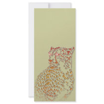 Cheetah 'Big Cat' Spirit Design Rack Cards