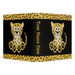 Cheetah Binder (Fuzzy)
